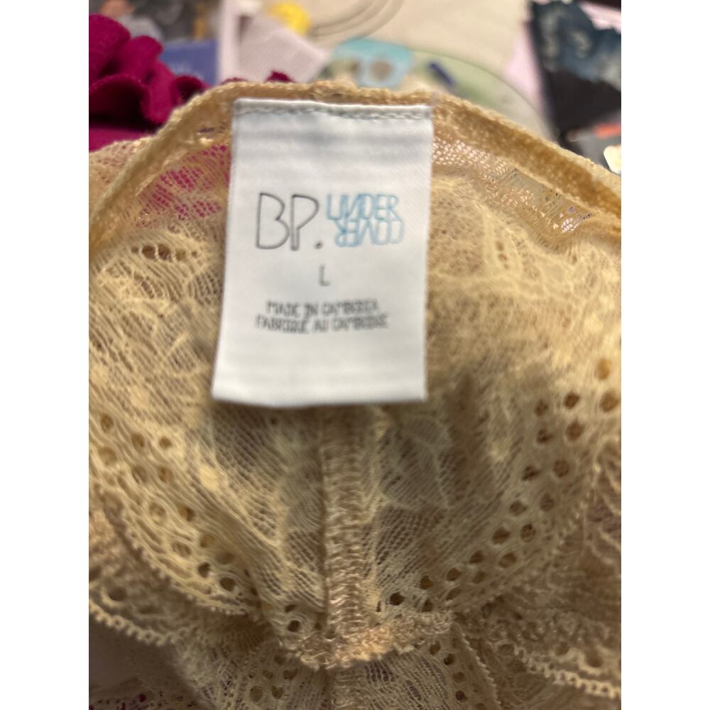 BP UnderOver Bralette Lot L Lingerie Coquette Girl Bridal Intimates Lace PinUp - Picture 7 of 7
